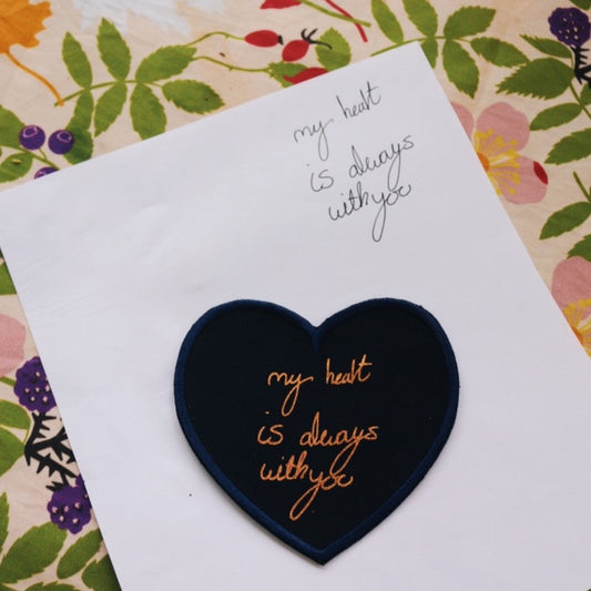 handwriting patch - In Their Words