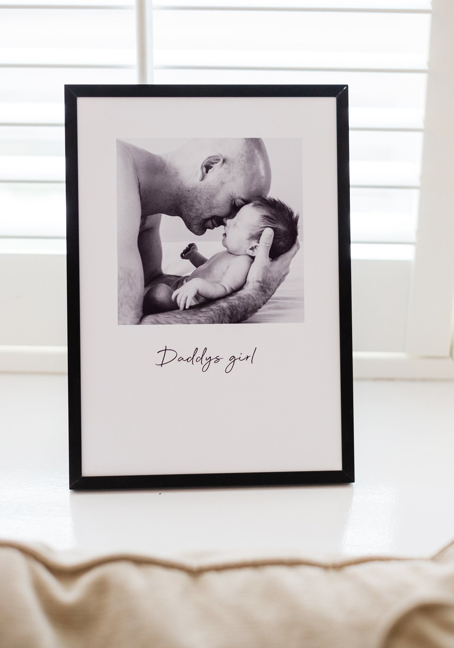 daddys girl photo print