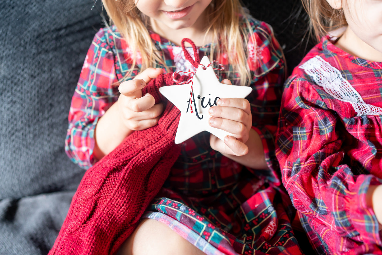 Traditional Knitted Personalised Christmas Stocking