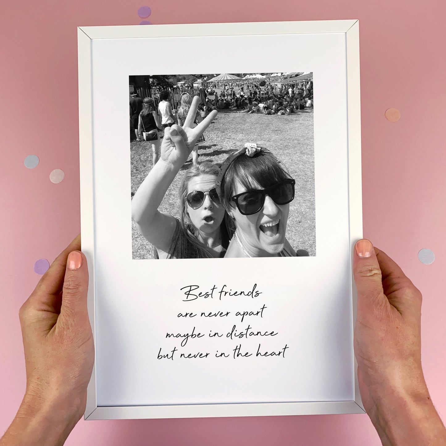 Personalised Best Friends Photo Print