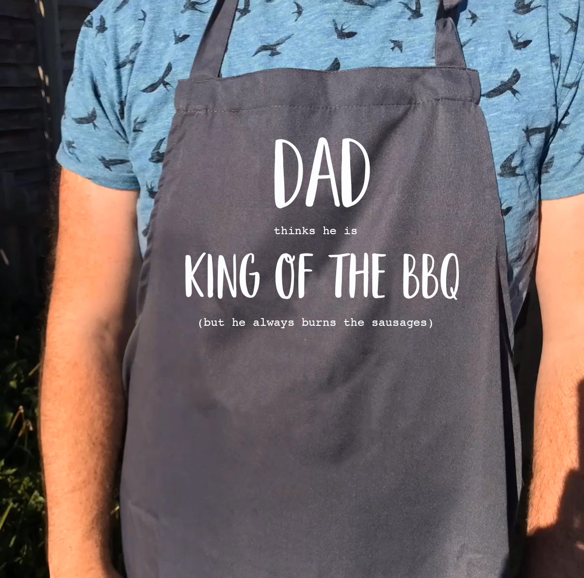 Funny Dad BBQ apron