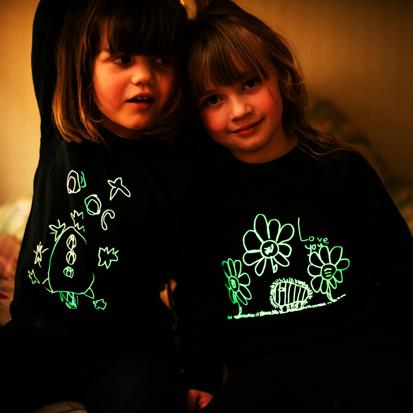 children's glow in the dark pyjamas