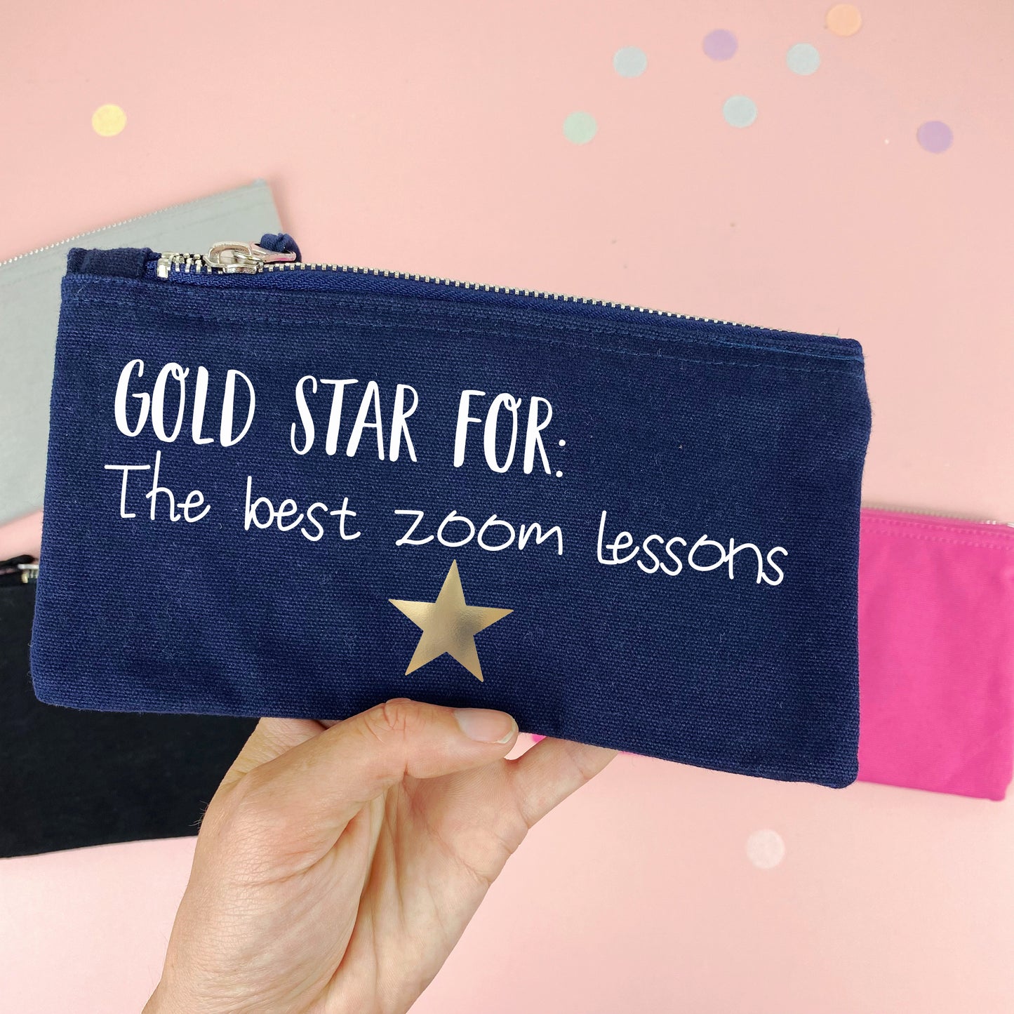 Gold Star Teacher Pencil Case