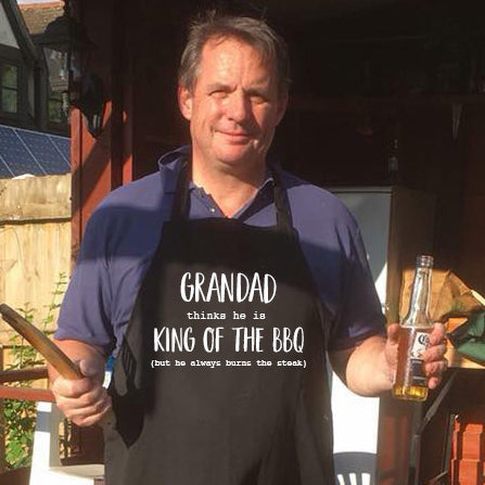 Funny Grandad BBQ apron