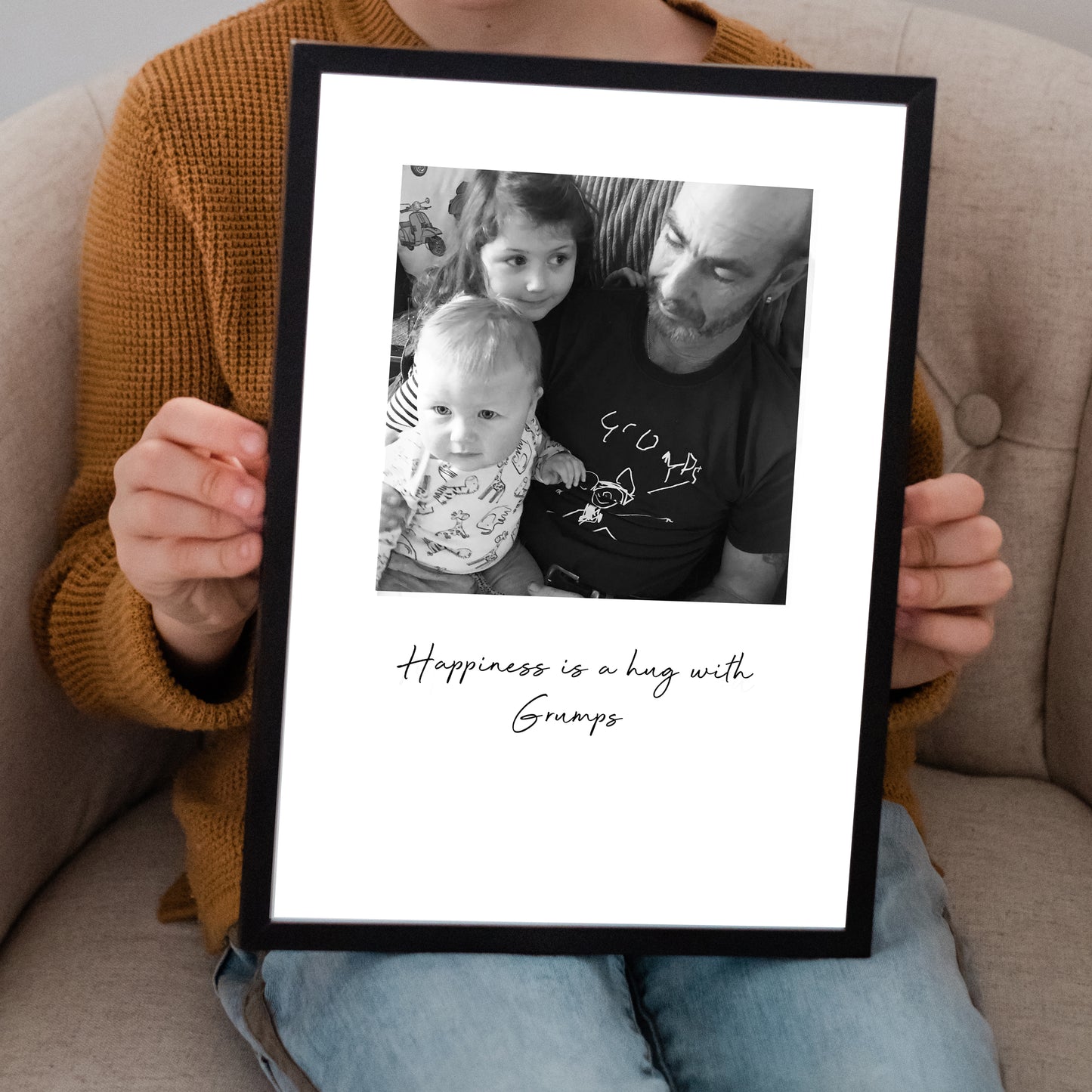 Grandad Photo Frame Print