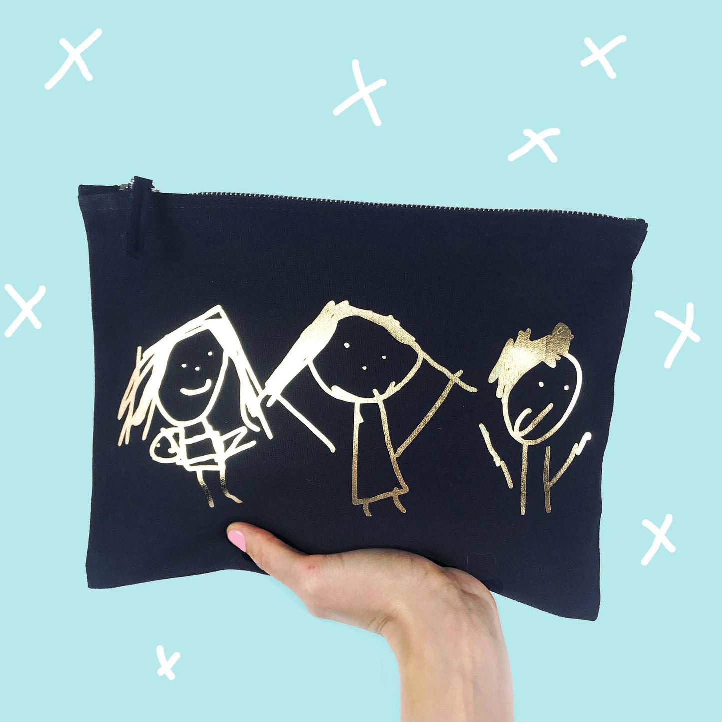 Childrens Drawing Make Up Bag - Grandparents