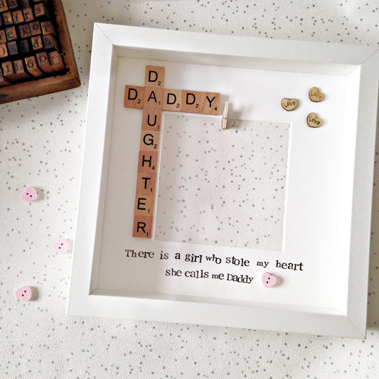 Daddy & Daughter Personalised Photo Frame