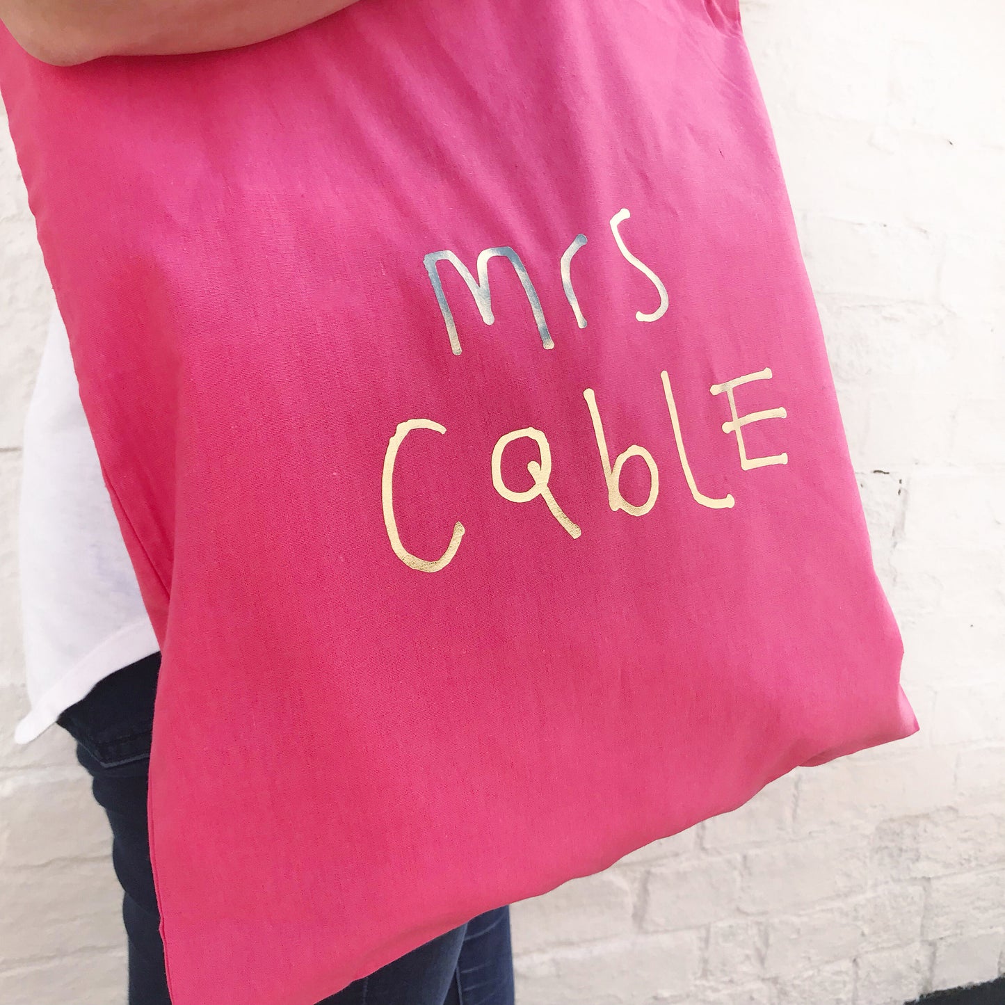 Children's Handwriting Teacher Tote Bag