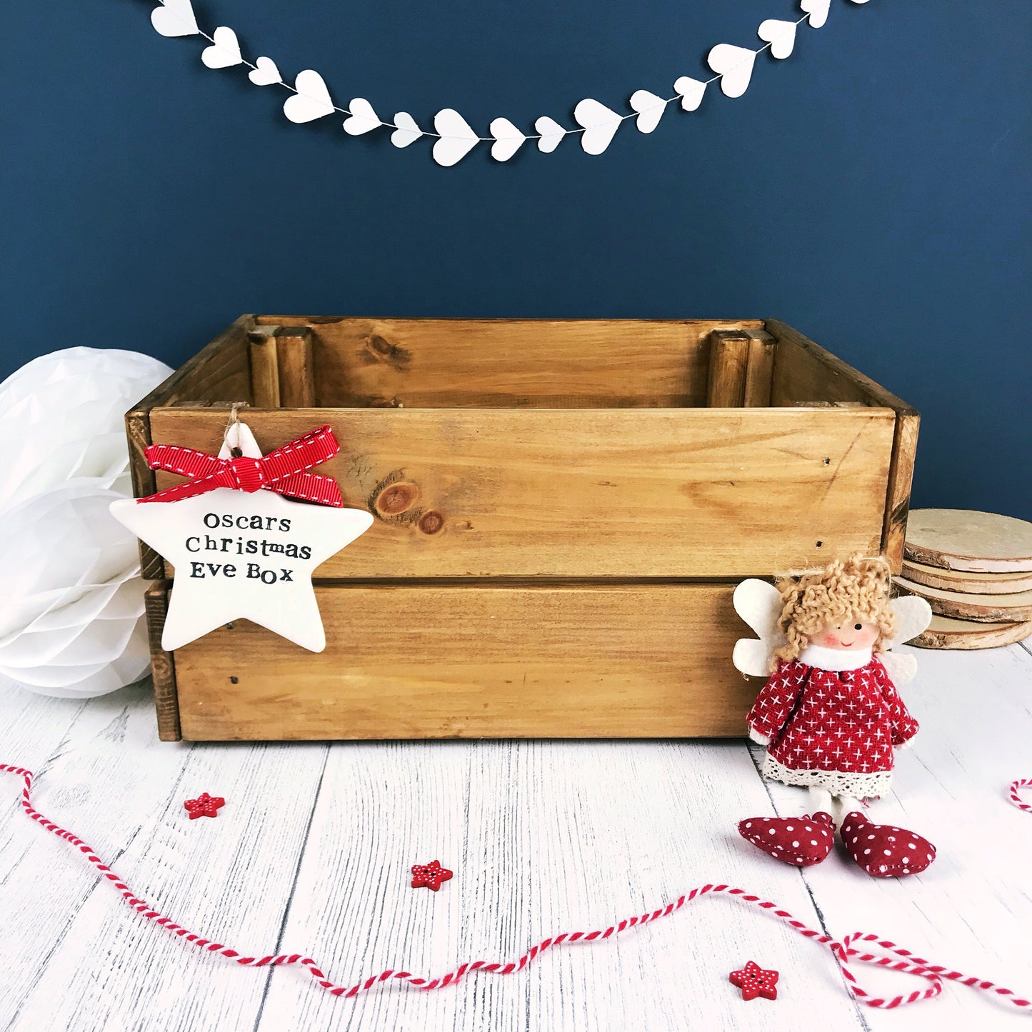 Personalised Christmas Eve Crate- Wooden