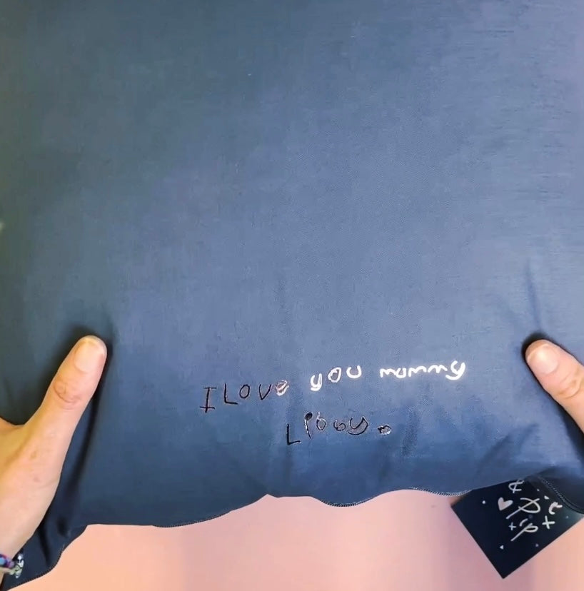 secret message cushion print
