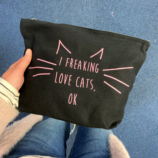Cat Lover Make Up Bag
