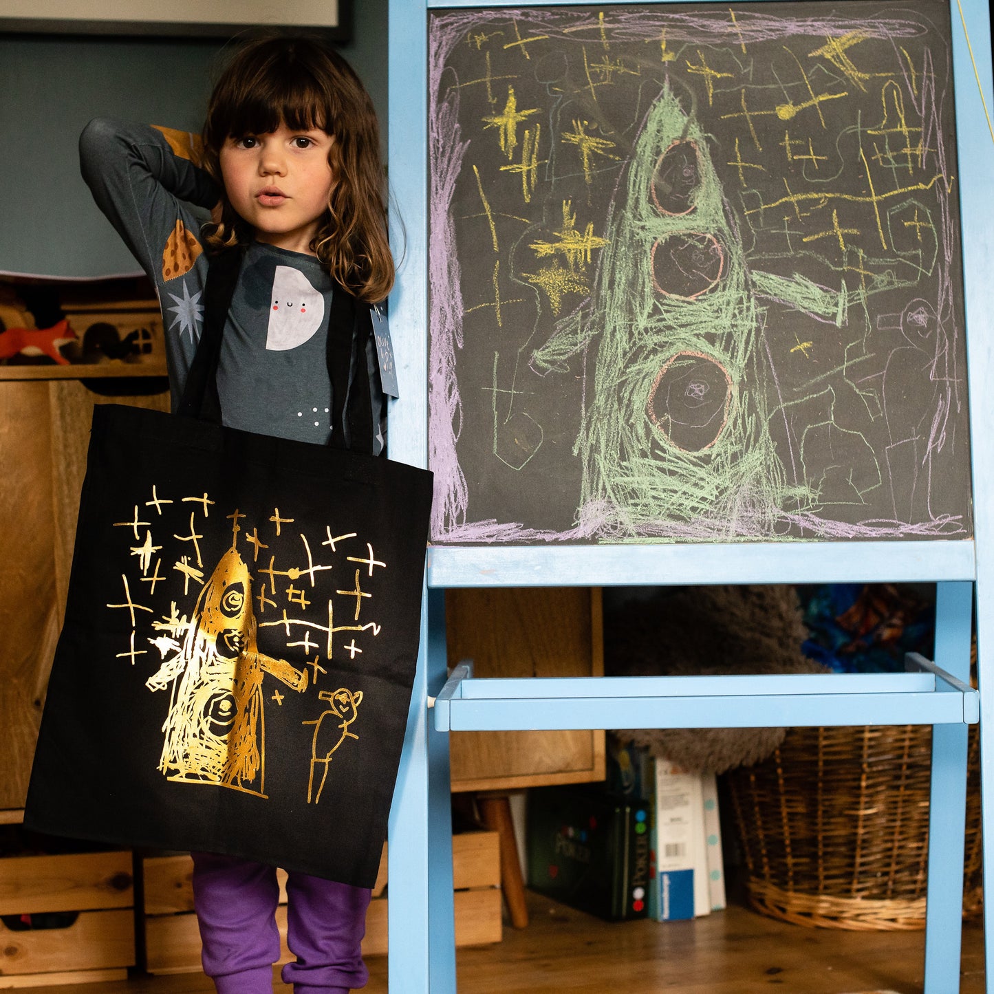 Kids drawing tote bag - Kids