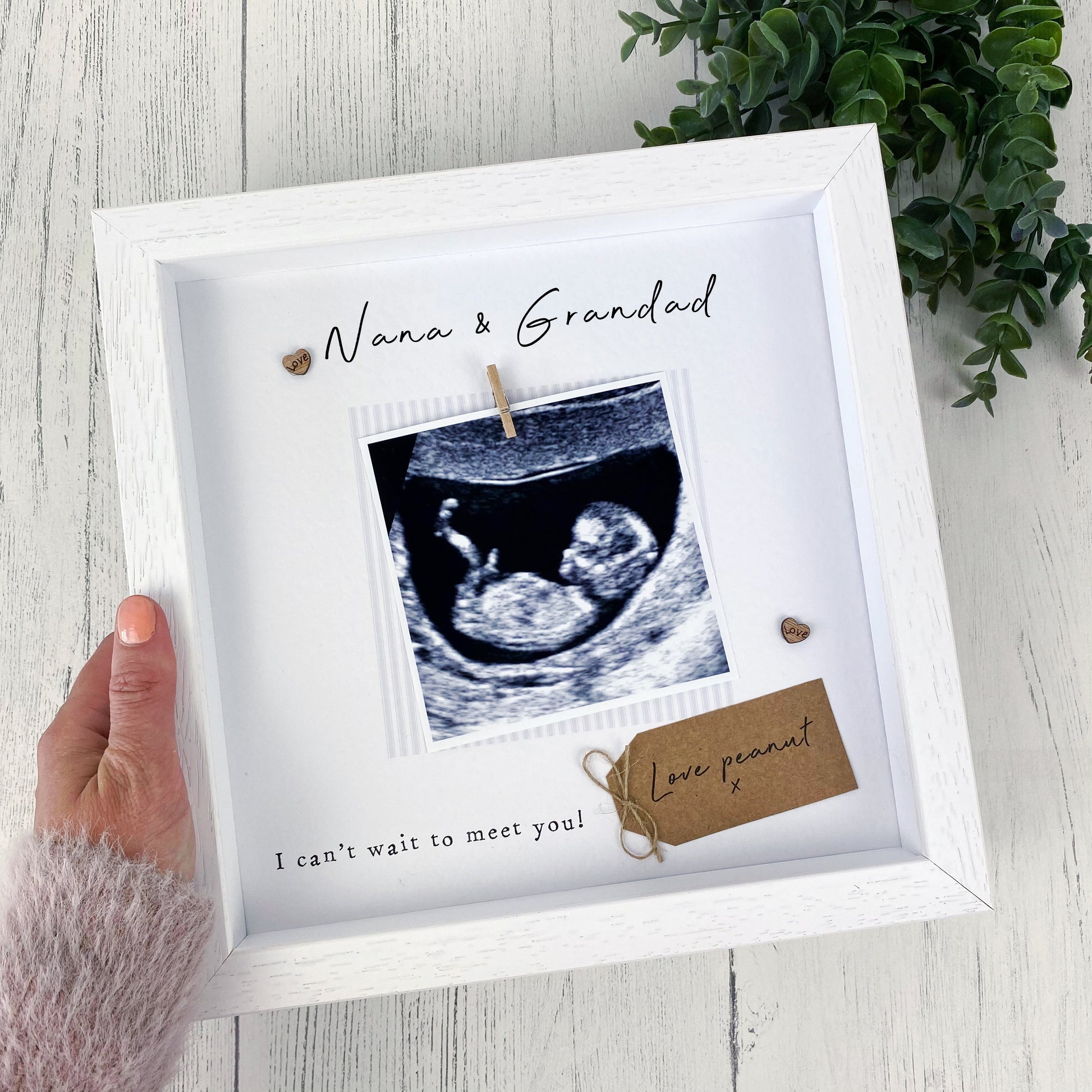 Pregnancy Announcement Daddy To Be Photo Frame From Bump New Baby