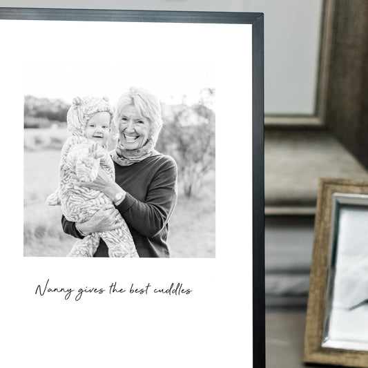 Nanny Gives The Best Cuddles Photo Print