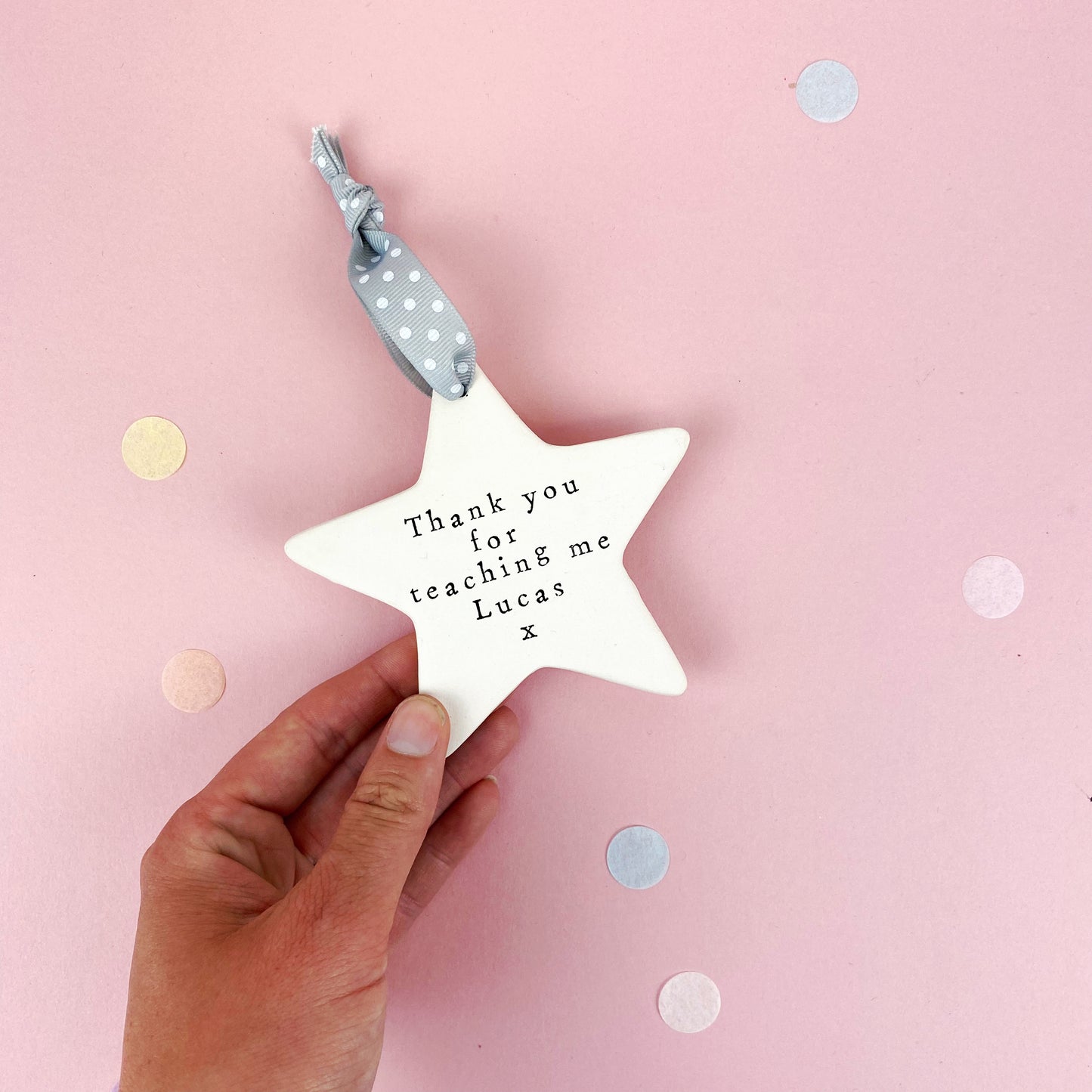 Amazing Teacher Ceramic Star Gift